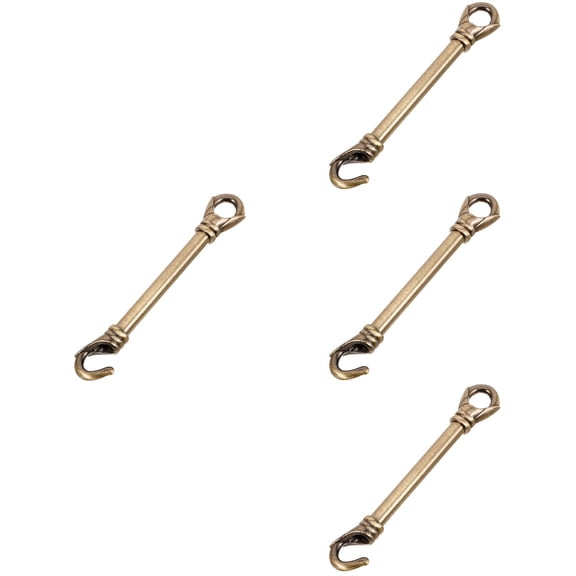 Worgeous 4pcs Chandelier Load-bearing Rod Hanging Lamp Rod with Hook Ceiling Light Part Lighting Rod