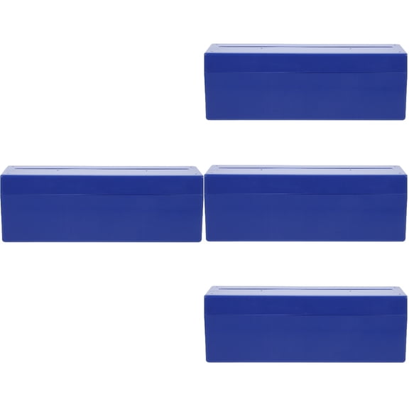 Worgeous 4pcs Coin Holders Storage Box Plastic Coin Storage Case Box 20 Slabs Coin Holder Box
