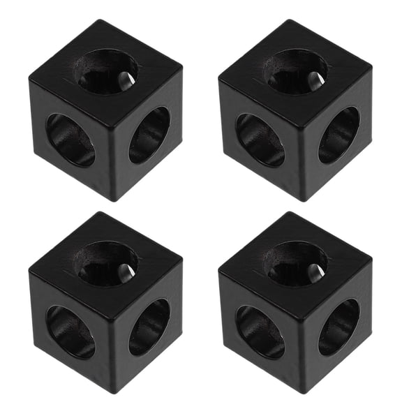 SEWCHICS Corner Bracket Cube Aluminum Zinc Alloy 4Pcs 0.8X0.8X0.8In