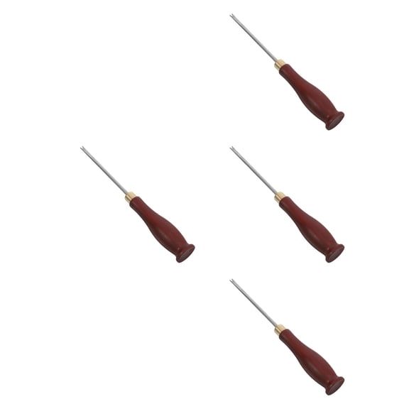 Worgeous 4pcs Effort-Saving Stuffing Tool With Wooden Handle For Diy Crafts For Dolls Plush Toys High Efficiency And Durability Simple Easy To Use