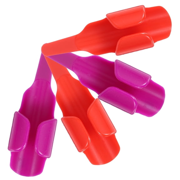 Worgeous 4pcs Fingerthing Thread Controller Awl Fabric Pusher Diy Sewing Tools Diy Sewing Fingerthing Pusher Sewing Fingerthing Pusher Tool