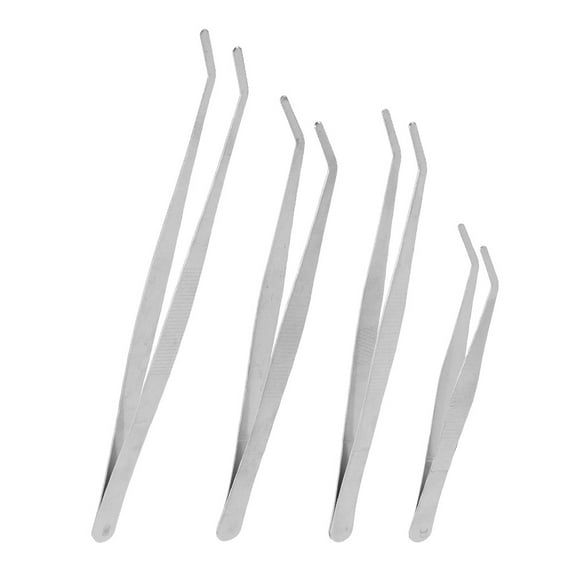 Worgeous 4pcs Garden Tweezers Plant Tweezers Nature Exploration Tweezers Planting Tweezers