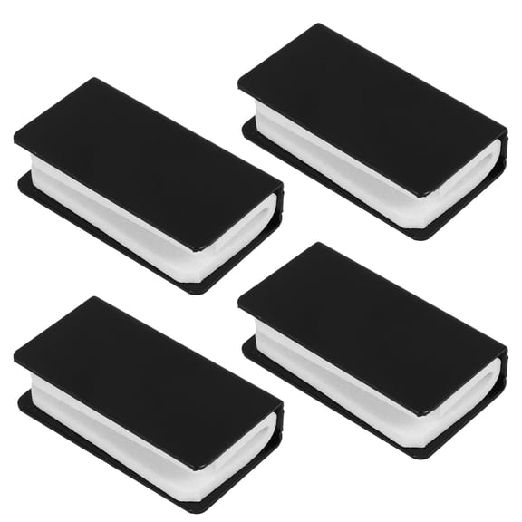 Worgeous 4pcs Glass Door Hinge Clamp No Drill Frameless Bathroom Door Latch Clip For Cabinet And Sliding Doors Finish