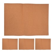 Worgeous 4pcs Heavy Duty Cork Roll Shelf Liners For Kitchen Cabinets And Drawers Non-Slip Moisture-Resistant Cork Roll For Tool Boxes And Refrigerators
