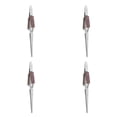 thumbnail image 1 of Worgeous 4pcs Industrial Precision Stainless Steel Tweezers Cross Locking Curved Pointed Tip Fiber Grip Tweezers for Multiple Applications, 1 of 8