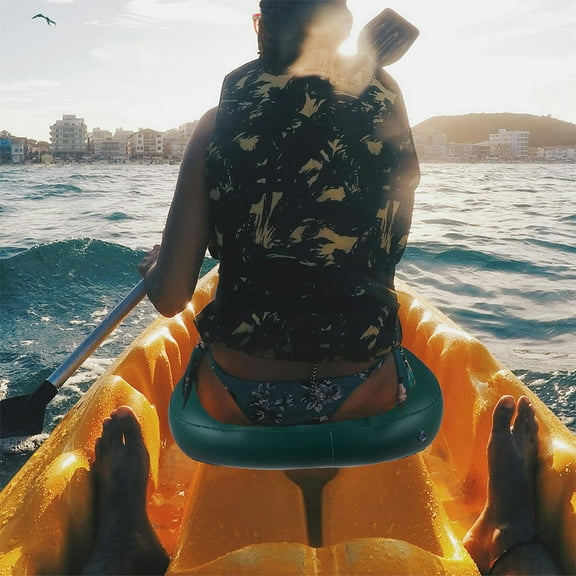 Raindrops Inflatable Paddle Board Seat Dark Green Portable Back Support Comfortable Seating 4Pcs