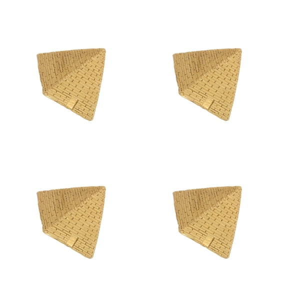 Worgeous 4pcs Miniature Authentic Egyptian Pyramid Model For Desk Decoration Ancient Egyptian Style Decoration Unique Bookshelf Decor Creative Desktop Ornaments