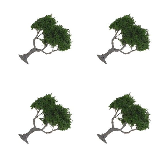 Worgeous 4pcs Model Train Trees Miniature Forest Railroad Trees For Diy Scenery Landscape For Architectural Models Dioramas And Craft Projects Tree