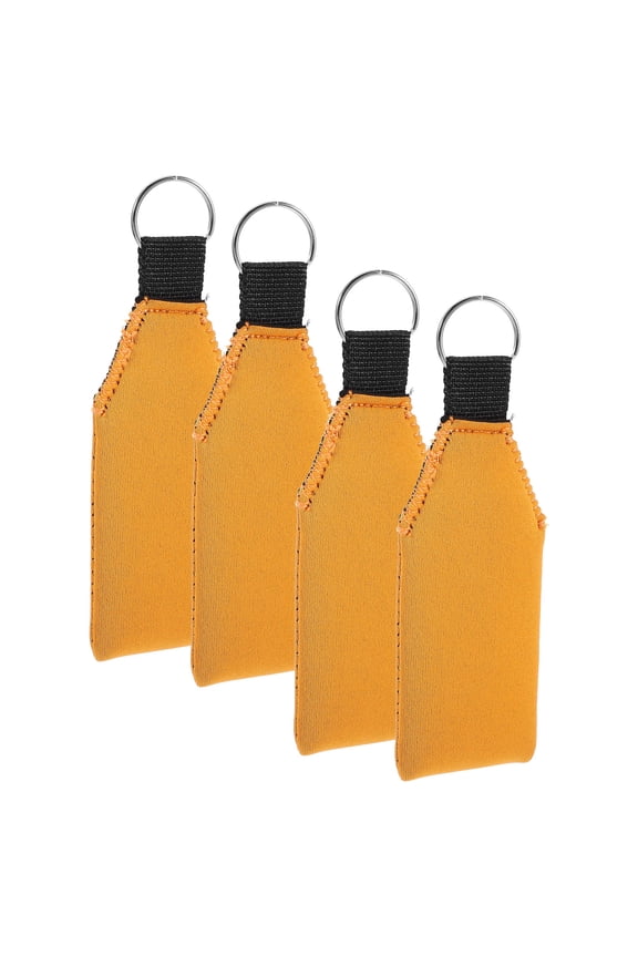 HOOWIFFY 4Pcs Boat Key Chain Floating Key Holder Unique Shape Multi Diving Material for Sports Lovers Collectors