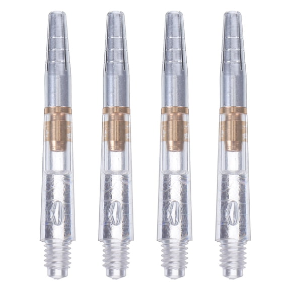 WHAMVOX Shafts for Thread Soft Tip with High Transparency and Stable Flight Path 4pcs Transparent Plastic