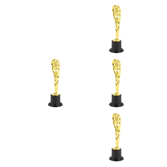 PENIKOKO Worgeous 4pcs Plastic Trophy Award for Students Creative Shaped Student Trophy Prop