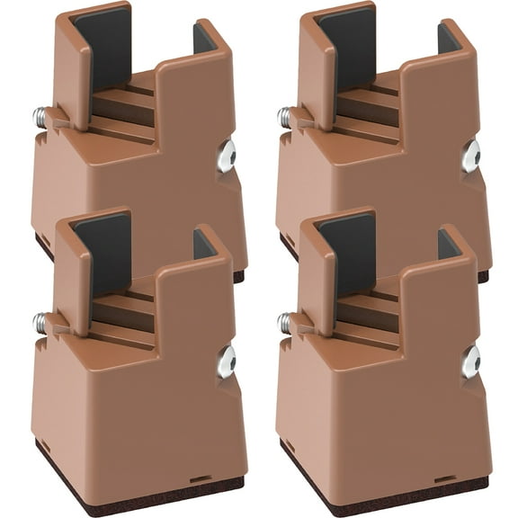 SEWCHICS Metal Bed Risers Platform Bed Riser Lint Stable Installation for 4Pcs