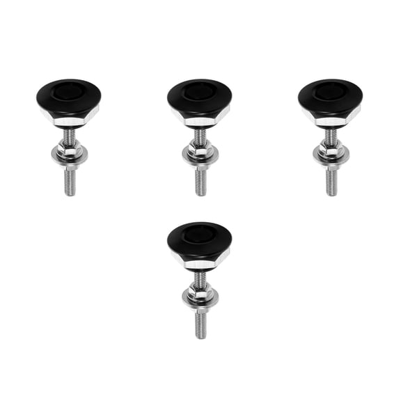 Worgeous 4pcs Quick Latch Hood Pin Quick Latch Bumper Release Quick Release Hook Latch Vehicle Hood Pin Car Bumper Hood Pin Bonnet Lock