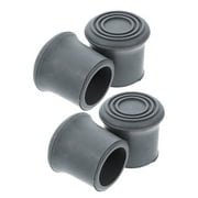 Worgeous 4pcs Replacement Rubber Feet Shower Chair Feet Caps Chair Leg Protective Pad For Bath Stool Toilet Chair And Walking Cane