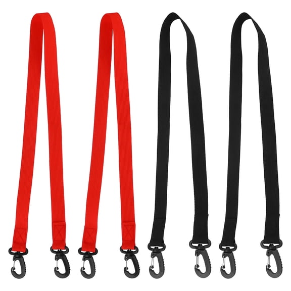 SWETRACE 4Pcs Assorted Color Ski Boot Holder Straps Strong Wear Resistant Nylon Material