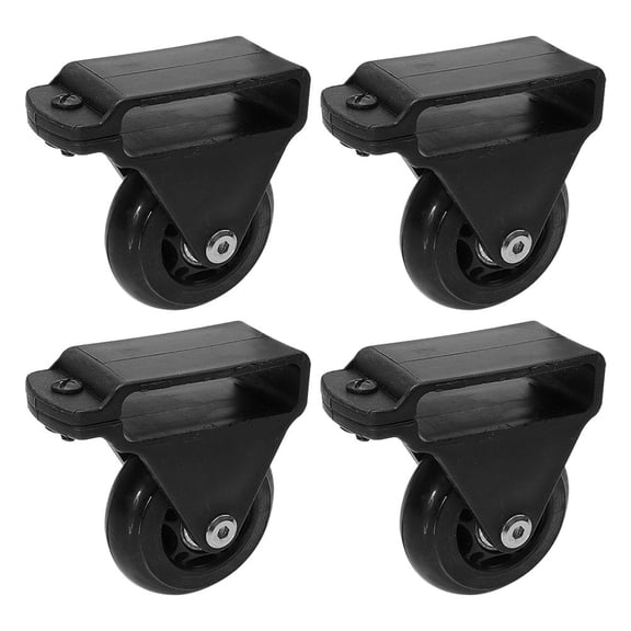 Worgeous 4pcs Telescopic Ladder Wheel Practical Balance Pulley Home Ladder Wheels