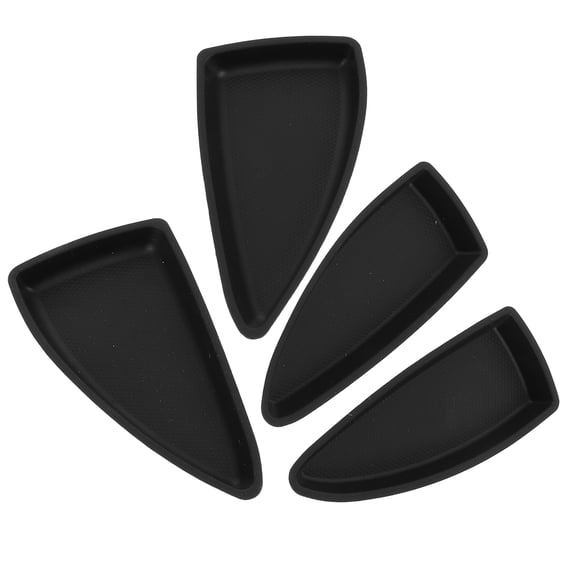 FONDOTIN 4-Pack Black Plastic Front Interior Door Bezel Covers for Car Interior Upgrade and Replacement Accessories