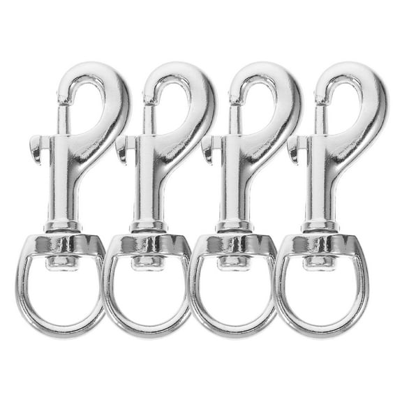 RENACLIPY Durable 4pcs Zinc Alloy Snap Hooks for Flagpoles Keychains and Boat Ropes 2.40.80.3in