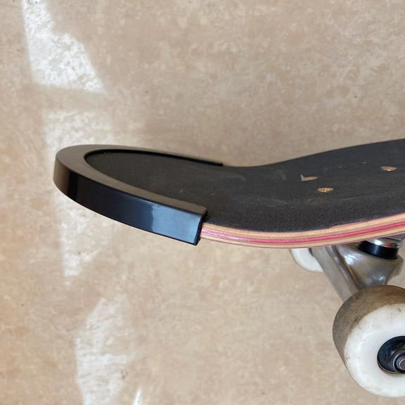 Worgeous 5 Pairs Skateboard Bumper Accessories Decks Guard Black