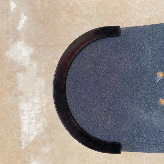 Worgeous Skateboard Bumper Strip Black 5 Pairs U Shaped 7.07X4.32X0.79In