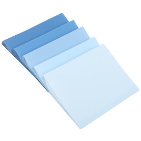 Worgeous 5 Pcs Archive Folder Desk File Organizer Five Boxes Office Blue