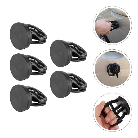 Worgeous  5 Pcs Mobile Phone Screen Separator Suction Remover Suckers Cups Black