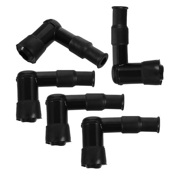 Worgeous  5 Pcs Motorcycle Chain Rivet Tool Front Wheel Chock Product Knob Cover Clutch Spark Plug Black