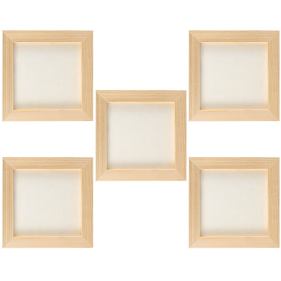 Worgeous  5 Pcs Picture Frames Paintable Clay Kids DIY Painting Craft