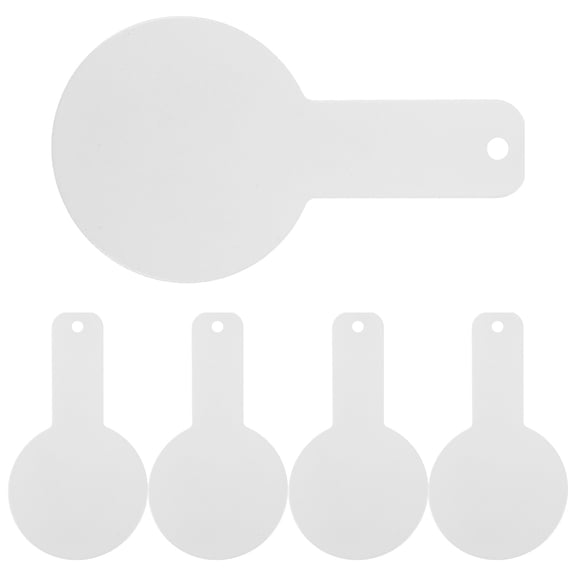 BESTYASH Shoot and See Targets Training Targets White Iron 5Pcs for Outdoor Shooting