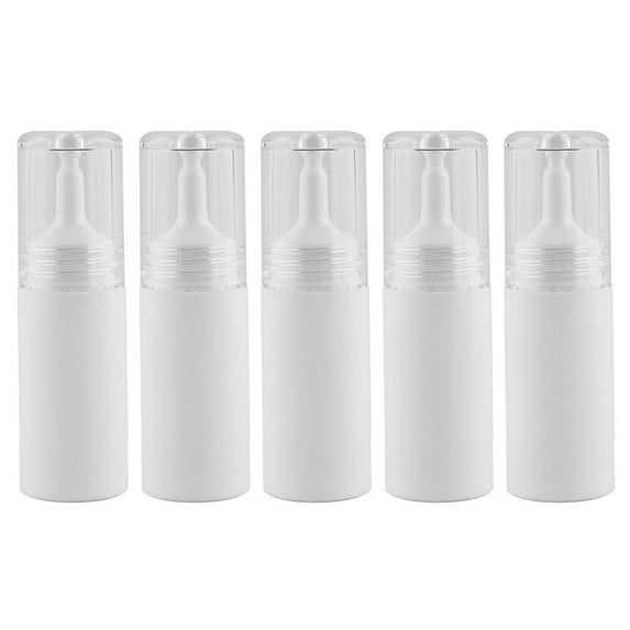 Worgeous 5 Pcs Small Pump Bottle Dropper Portable Bottles Tight Seal