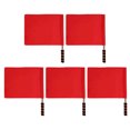 thumbnail image 2 of SUPVOX 4pcs Referee Flags Soccer Signaling Flags Stainless 2 of 10