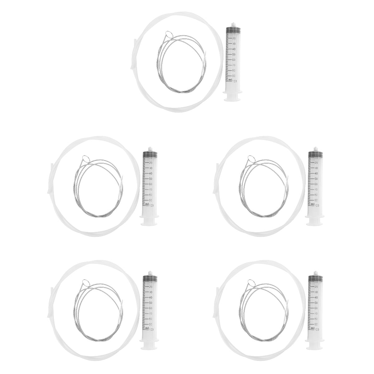 Worgeous 5 Sets Freezer Drain Hole Removers Kit Refrigerator Hole Clog Removers