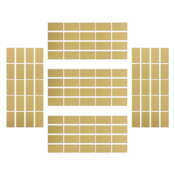 COMPUKAS  Paper Scratch Off Stickers for Birthdays Weddings Special Announcements 5 Sheets