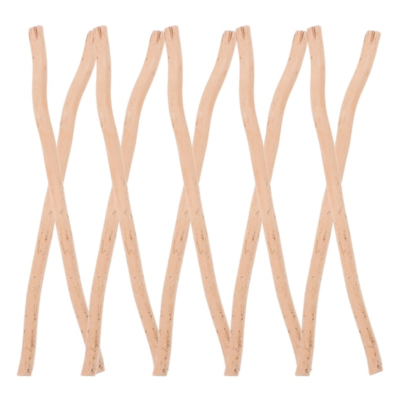 SEWCHICS Rustic Wooden Stick Dried Twig Wood Light Yellow 50Pcs Landscaping