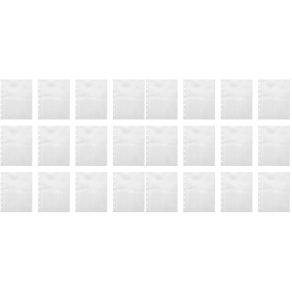 SKISUNO Multipurpose Photo Binders Transparent Easy Insert and Remove 50Pcs