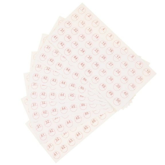 FONDOTIN White Blank Label Stickers for Marking Storage Containers and Easy Item Sorting