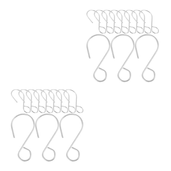 Worgeous 500 pcs Car Seat Cover Fixing Hooks Metal S Hooks For Car Interior Installation Car Backrest Cover Hangers Metal Hooks For Automotive Rv And Travel Trailers
