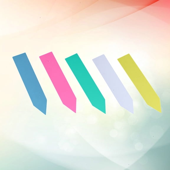 Worgeous 500Pcs Green Plant Stakes for Garden Waterproof Identification Rectangular PVC