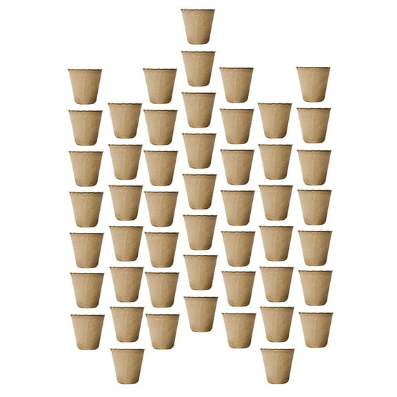 Phenofice Cup Flower Pot Breathable 50Pcs 2.4In