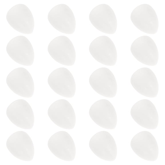 SEWCHICS Foaming Texture Painting Foam Flower Heart Models White 50Set 1.8X1.4in