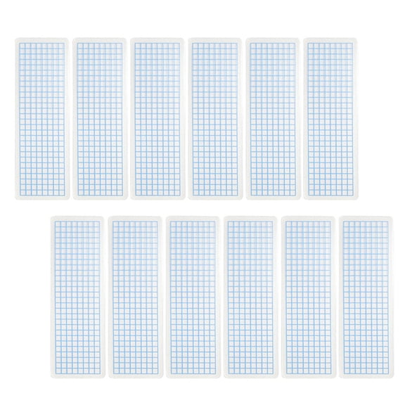 Worgeous 50Pcs Portable Washi Tape Boards Tape Sub-packing Dispensers Outdoor Tape Pack Boards