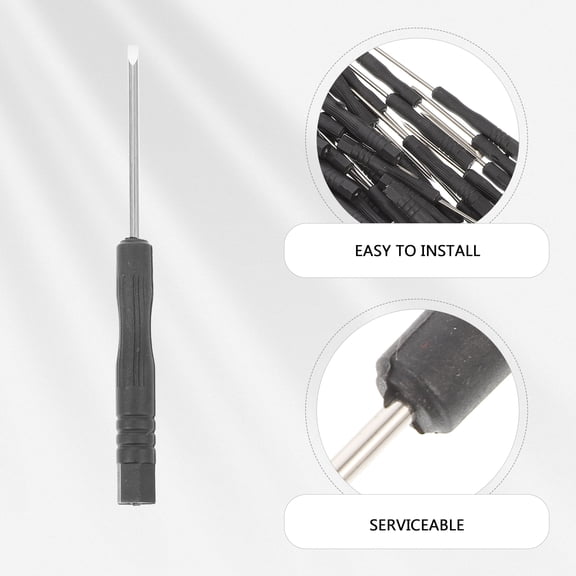 Phenofice 50-Piece Precision Screwdriver Set in Black - Compact Electronics Repair Tool Kit for MP3, Gadgets, Pocket Carry and More