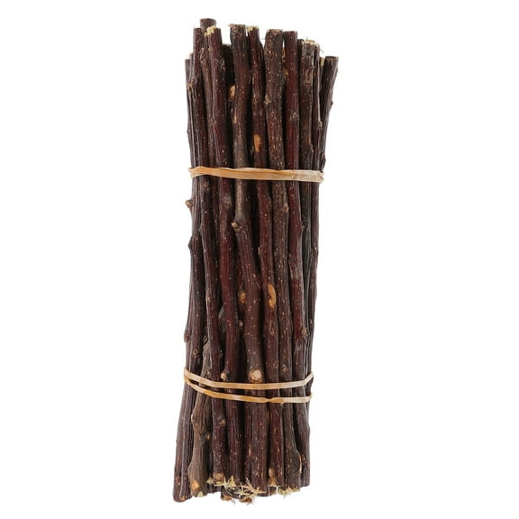 WHAMVOX 50Pcs Natural Birch Wood Sticks Twigs for DIY Crafts Woodworking Projects Weddings Holiday Decorations
