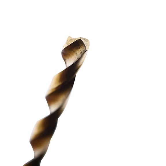 FONDOTIN 50-Piece Titanium Coated Drill Bit Set for Plastic, Metal, Wood - Tools