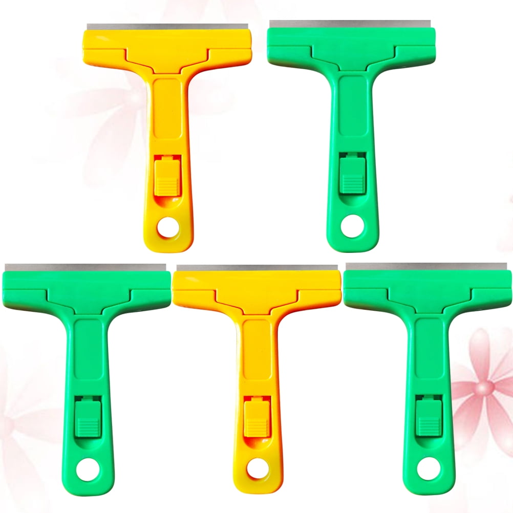 Worgeous 5Pack Large Plastic Scraper for Ceramic and Vinyl Tiles ...