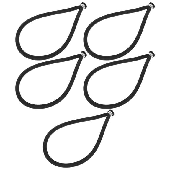 Worgeous 5Pcs Bungee Cords Tent Fixing Cords Tarp Tie Down Bungee Straps Bungee Cords