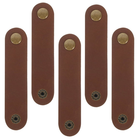 Worgeous 5Pcs Cord Wrap Cable Organizer Cable Winder Computer Cable Tie Strap Cord Fixing Strap