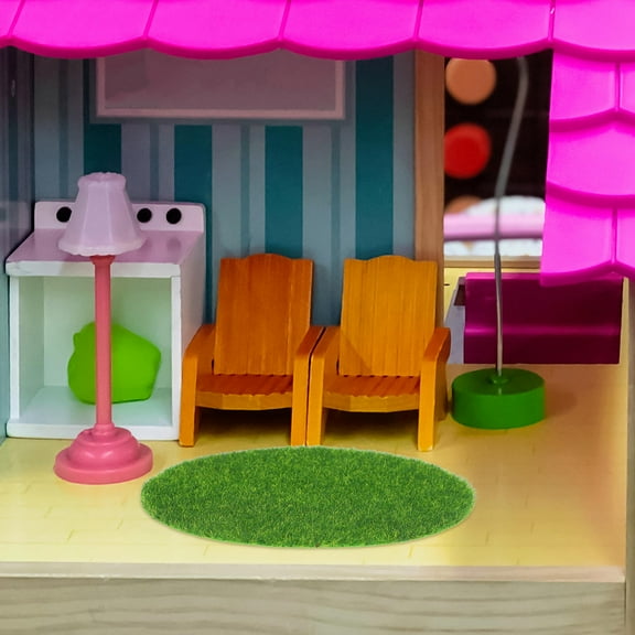 Worgeous 5Pcs Craft Grass for DIY Projects 15.00X15.00X0.20CM