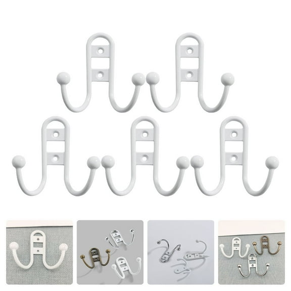 Worgeous 5Pcs Large Hooks to Hang Things on Wall for Homeowners Parents with Children