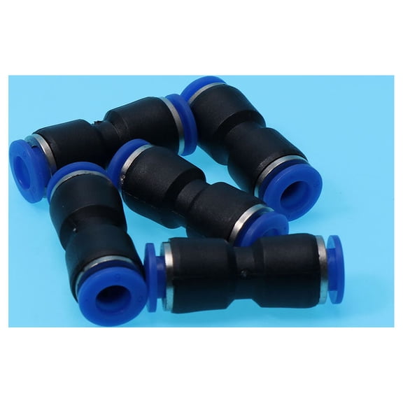 Worgeous 5pcs 6mm Hose Quick Connector Horticulture Mist Spray Straight Adapters Pneumatic Air Hose Fittings High Pressure Mist Parts